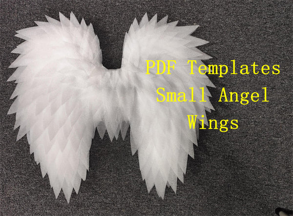 Small Angel wing PDF templates