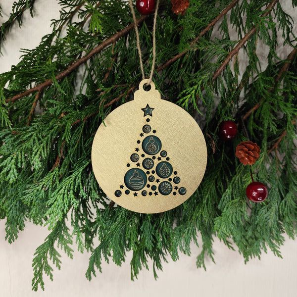 Christmas Tree Wood Ornaments π