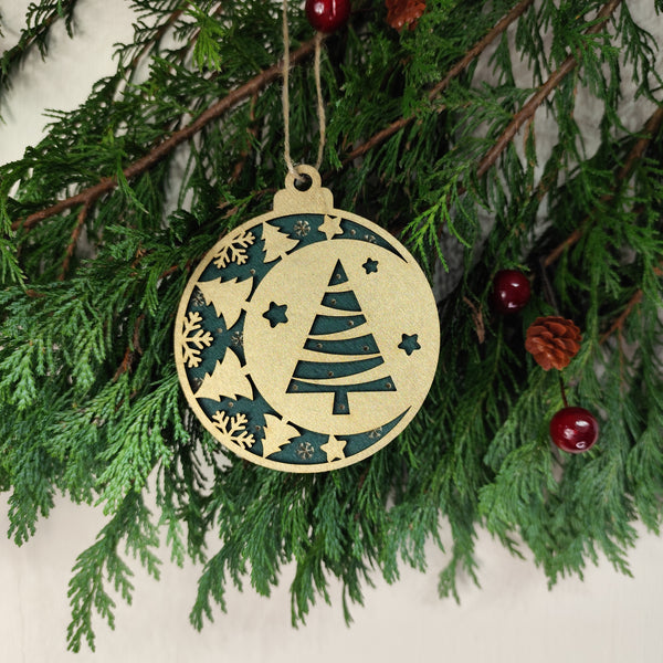 Christmas Tree Wood Ornaments π