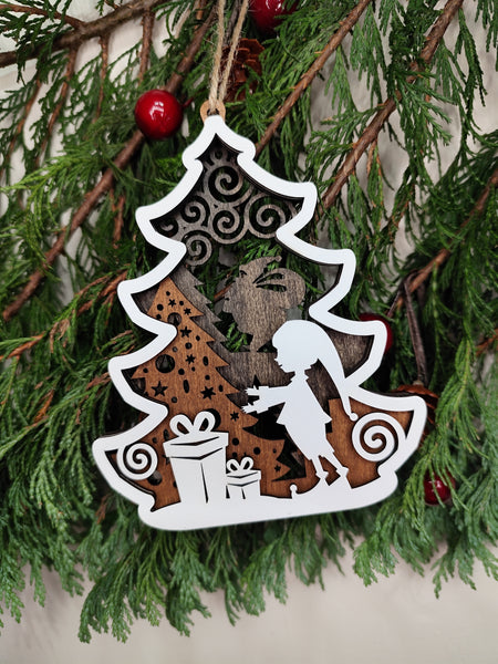Christmas Wood Ornaments π