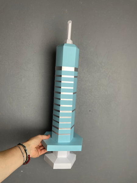 Large Paper 3D Needle Wall Decoration 60cm