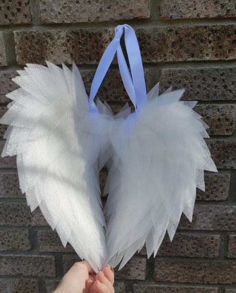 Small White Angel Wings