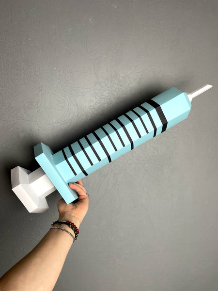 Large Paper Syringe Beauty Salon Clinic Decorations