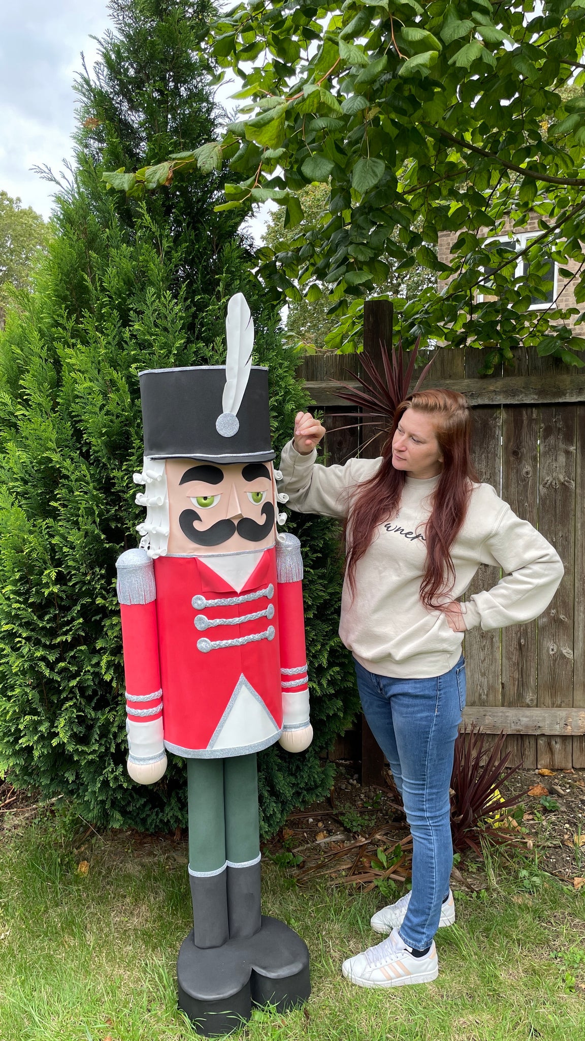 Handmade Nutcracker 165cm Height Christmas decoration