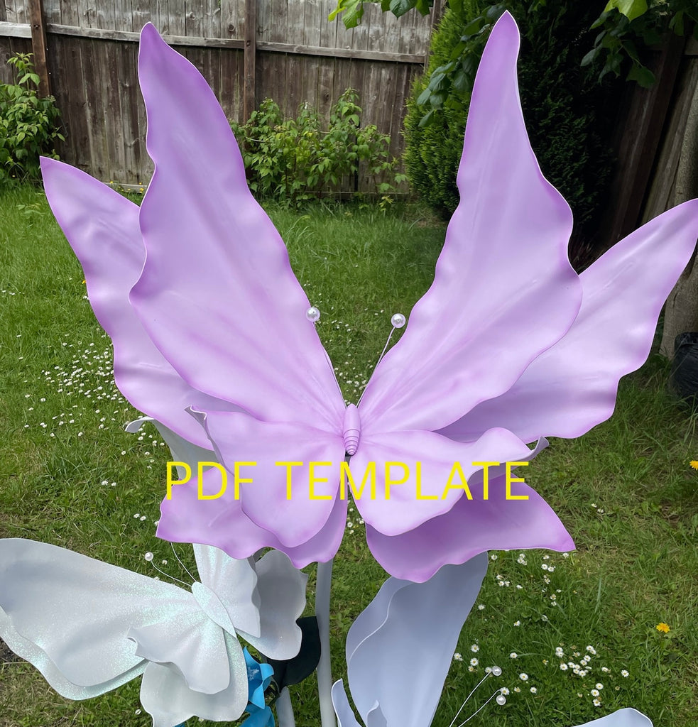 Large Butterfly Template.pdf Giant Butterfly PDF Template ONLY – XL Decorations