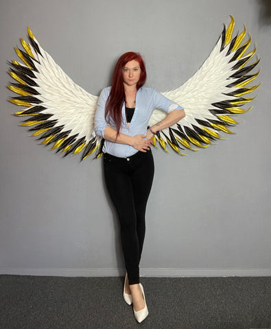 Gold/Black Angel Wings Wall Decoration Selfie area Home decoration Event decor