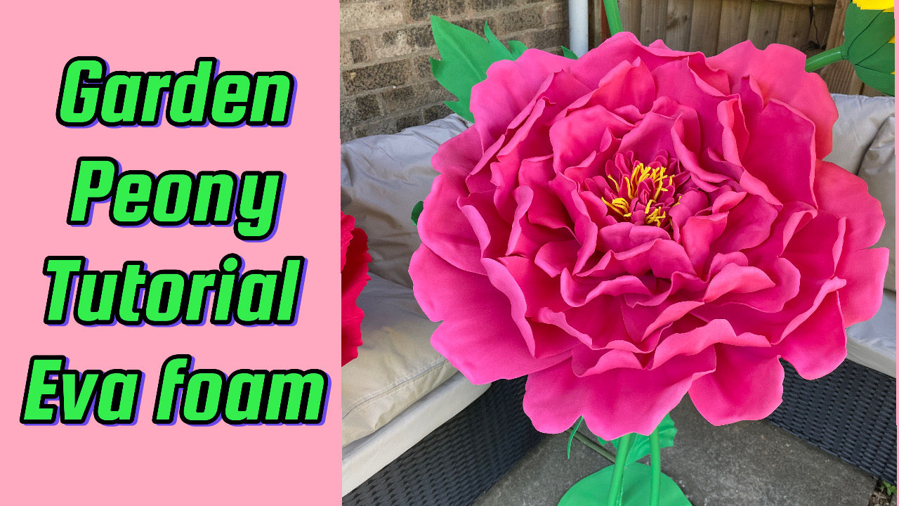 Garden Peony Templates PDF only