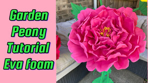 Garden Peony Templates PDF only