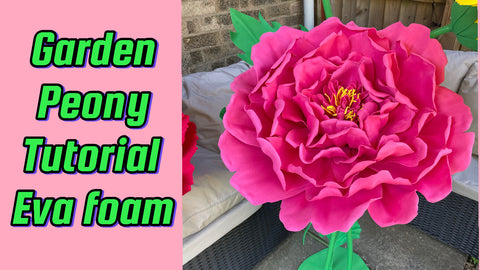 Garden Peony Templates PDF only