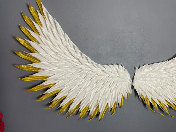 Gold line Angel Wings Wall Decoration Selfie area Home decoration Event decor