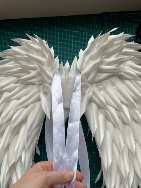 Handmade Kids White Angel wings