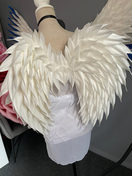 Handmade Kids White Angel wings