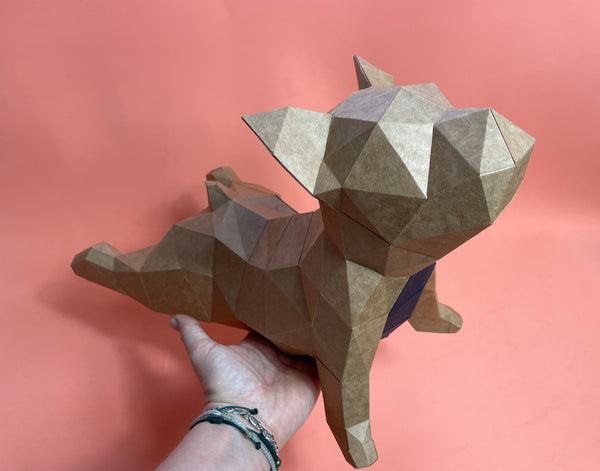 Paper Yoga French Bulldog