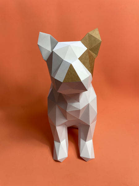 Paper French Bulldog