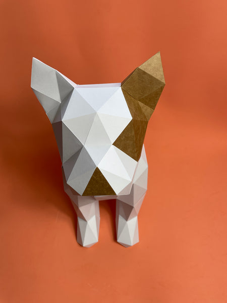 Paper French Bulldog