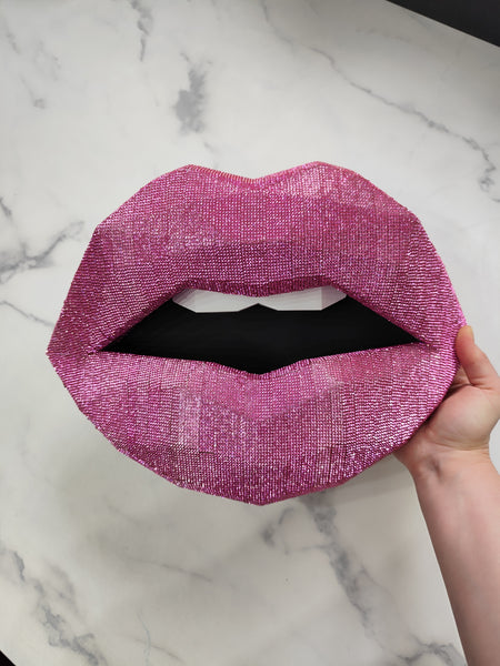 Diamond 💎👄 Card-paper lips 37cm wide