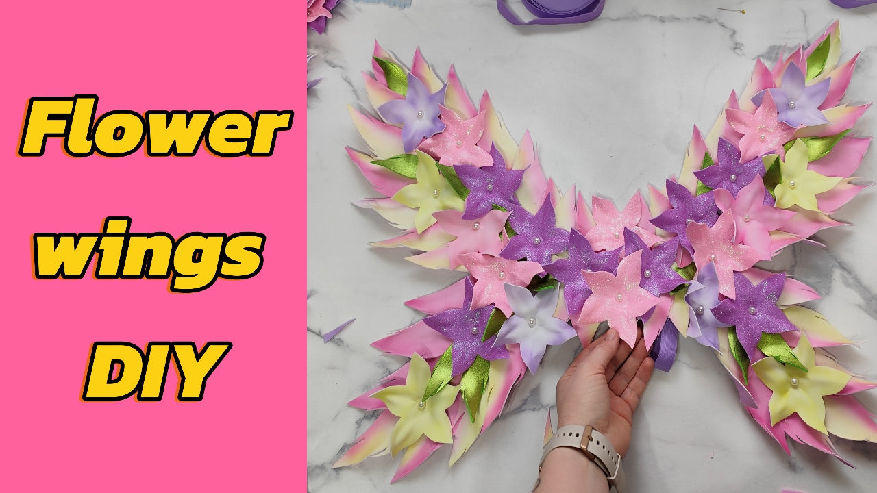 Small Flower wing + Large size PDF templates