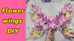 Small Flower wing + Large size PDF templates