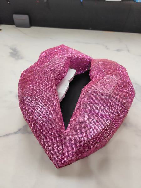 Diamond 💎👄 Card-paper lips 37cm wide
