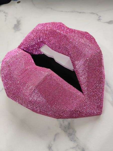 Diamond 💎👄 Card-paper lips 37cm wide