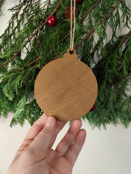 Christmas Tree Wood Ornaments White🎄