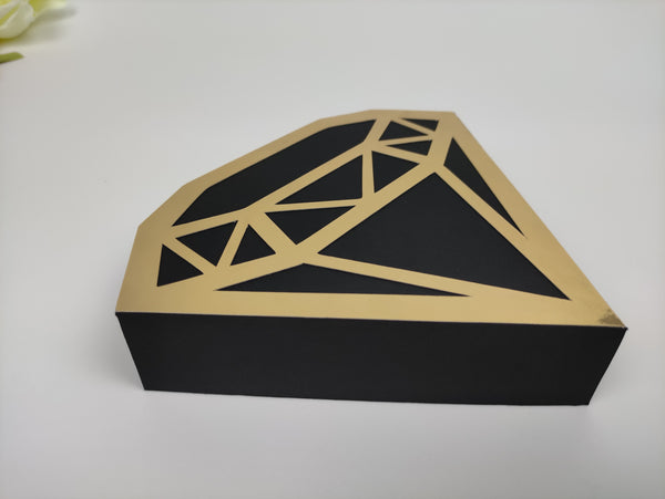 Diamond Gift Box Gold/Black