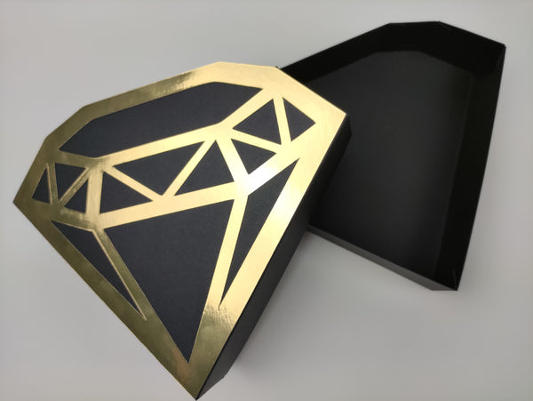 Diamond Gift Box Gold/Black