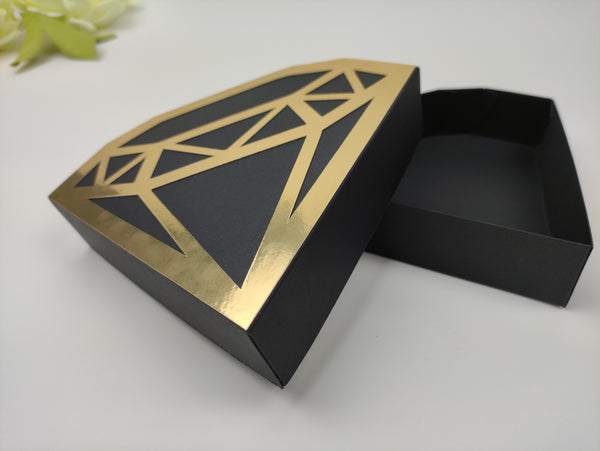 Diamond Gift Box Gold/Black