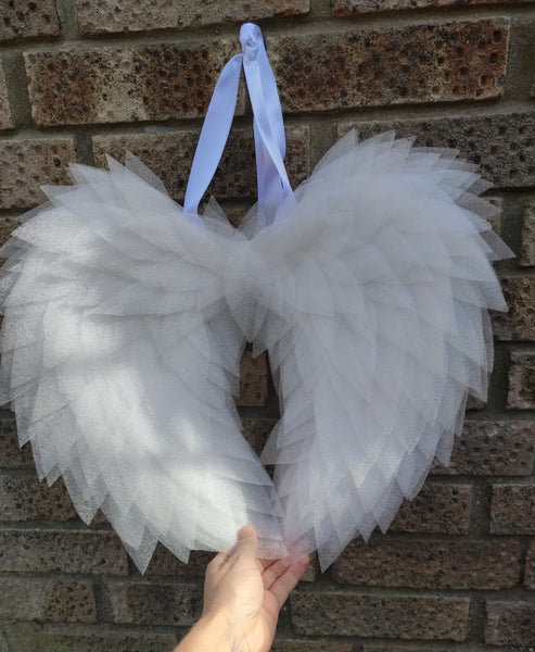 Small White Angel Wings