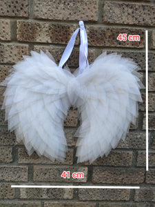 Small White Angel Wings