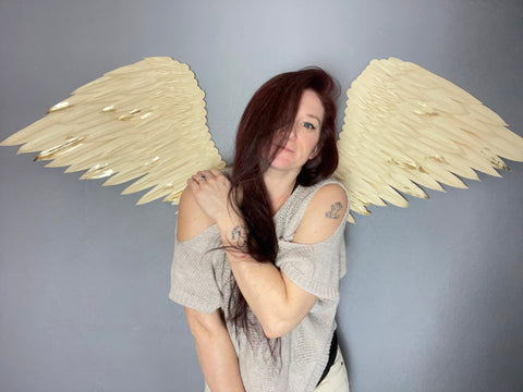 Wall Decor Wings Selfie area Beauty Salon